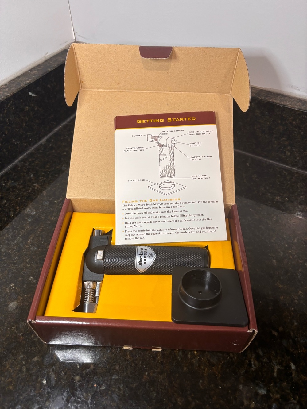 WILLIAMS SONOMA Vintage NIB Kitchen Torch - Picture 2 of 10